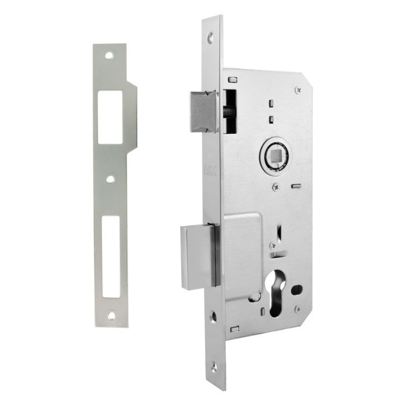 Корпус замка НОРА-М КЗВ-102 (40-85 мм) хром