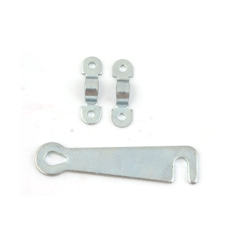 Крючок дверной УФ (никель блестящий) (распродажа)