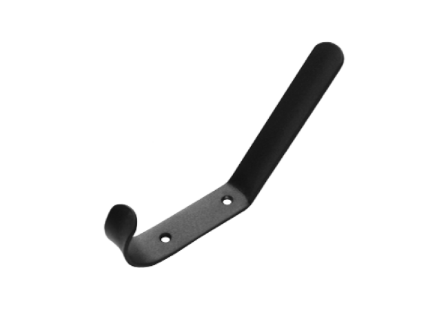 Крючок-вешалка 2-х рож Домарт (черный)