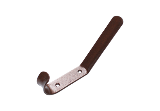 Крючок-вешалка 2-х рож Домарт (медь антик)