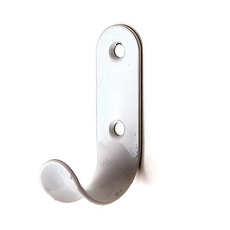 Крючок-вешалка КВ-01 (белый) (распродажа)