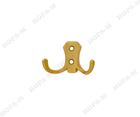 Крючок-вешалка Нора-М №10 2-х рож. (золото)