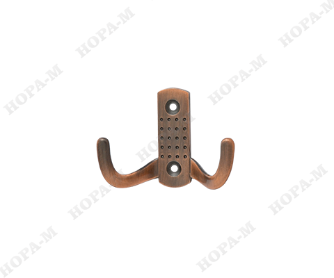 Крючок-вешалка Нора-М №11 2-х рож. (ст.медь)