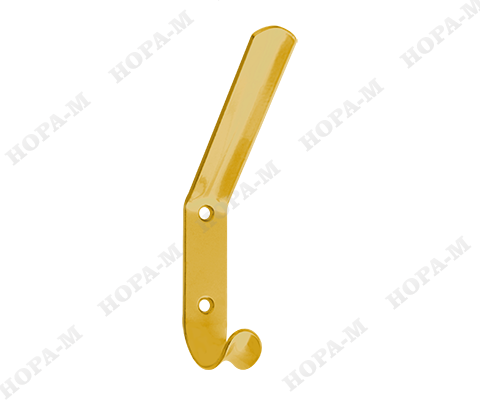 Крючок-вешалка Нора-М 2-х рож. (зол)