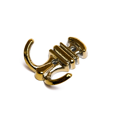 Крючок-вешалка Трибатрон КВ-4 (под золото) (распродажа)