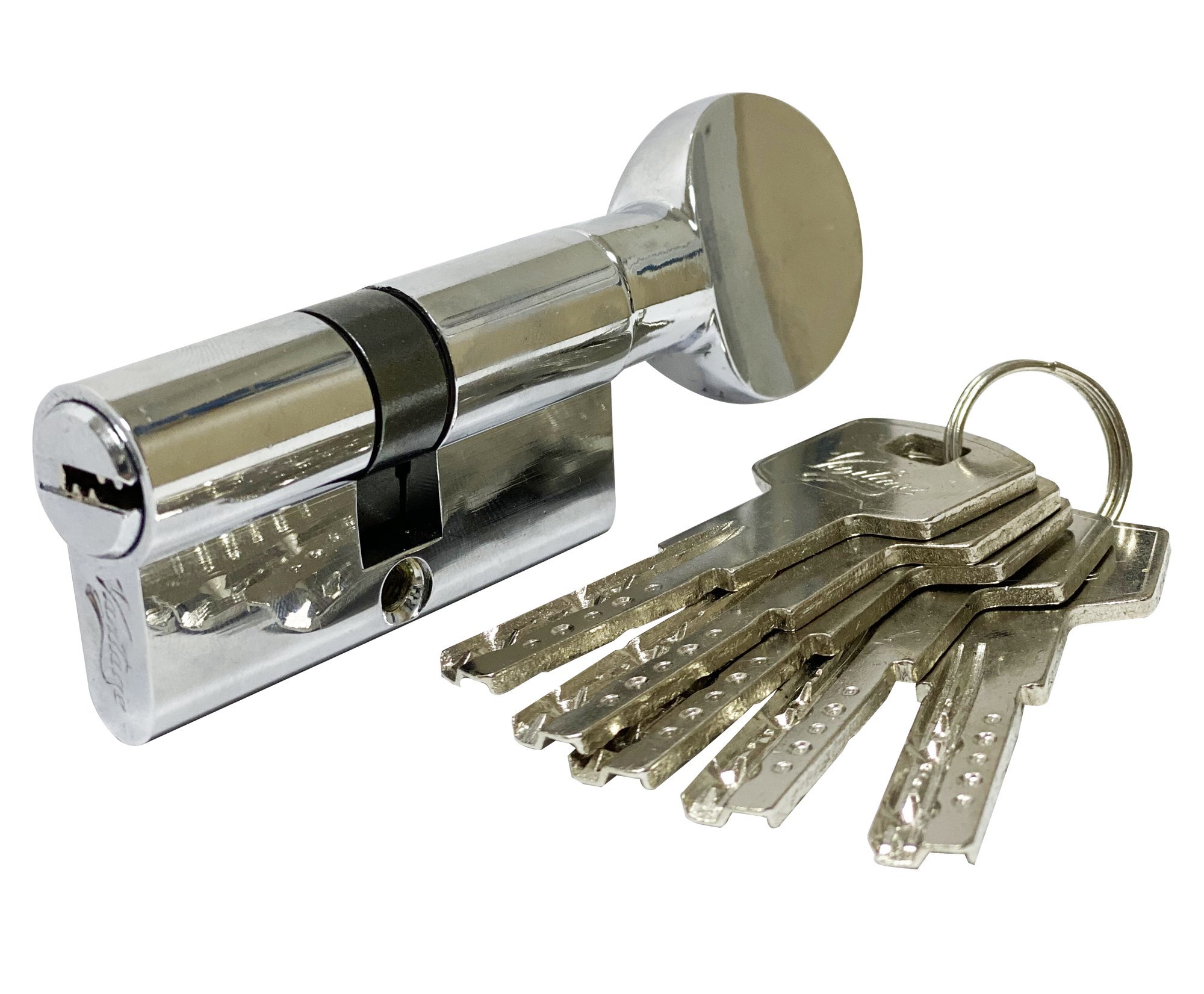 Механизм цилиндровый "Vantage" перфоключ ZC90(40C*50) CP хром								