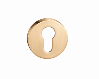 Накладка на цилиндр Fantom круглая CYL-30 22K SATIN (золото матовое)