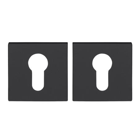 Накладка под цилиндр INERTA FZ21-HL BL (черный матовый) (8/80)