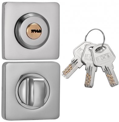 Накладки ключ-фиксатор "Vantage" BK02CP-K  Хром												