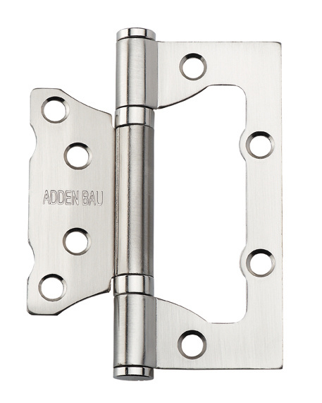 Петля дверная с 2 подшипниками (накладная) ADDEN BAU.100X75X2.5 MATTE SATIN CHROME (цвет МАТ.ХРОМ )