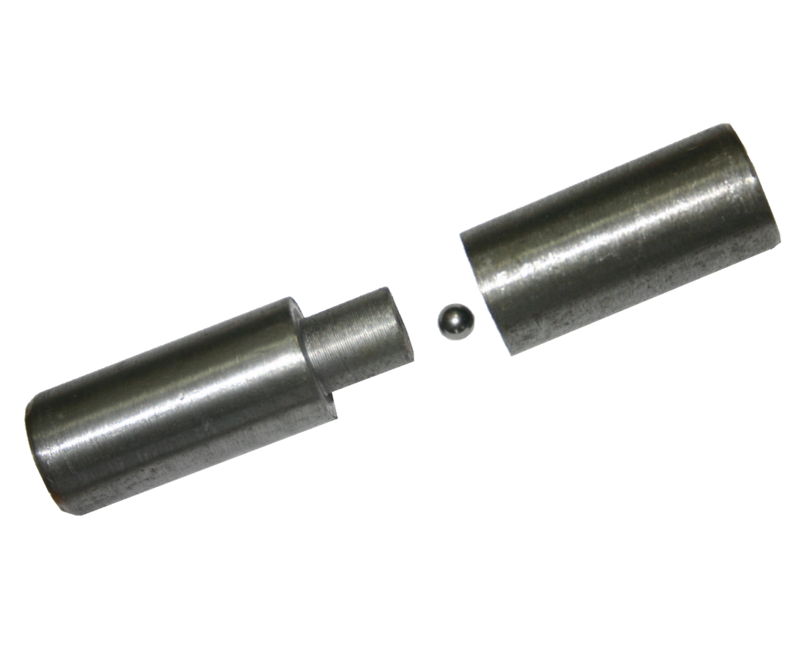 Петля гаражная с шаром Кунгур 24*110 б/п (20)