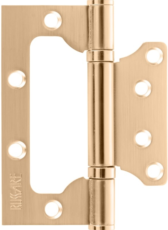 Петля накладная BUSSARE B020-U 100X75X2.5-2BB-1WG валлийское золото												