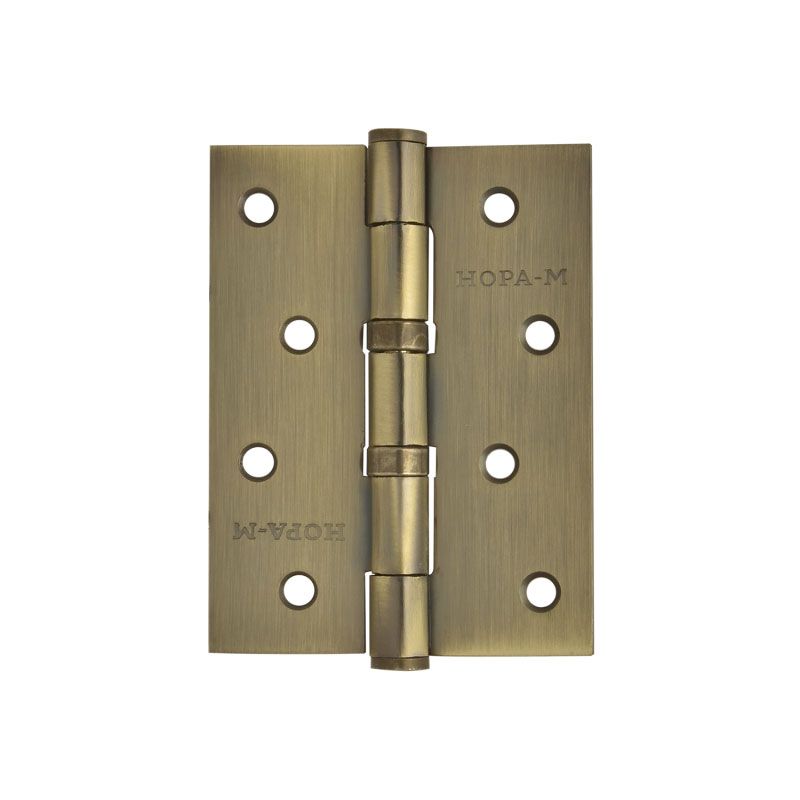 Петля Нора-М 4"-2BB-FHP-АВ универ. б/к сталь