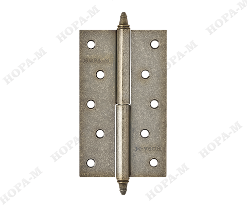 Петля сталь  610-4" (застар.серебро) левая