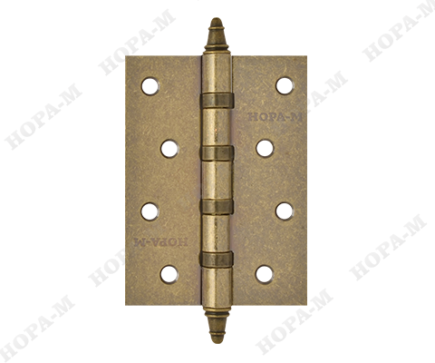 Петля унив. сталь 4"-4ВВ (застар.бронза) с кол.