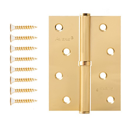 Петля врезная AVERS 100*75*2,5-B-G-R