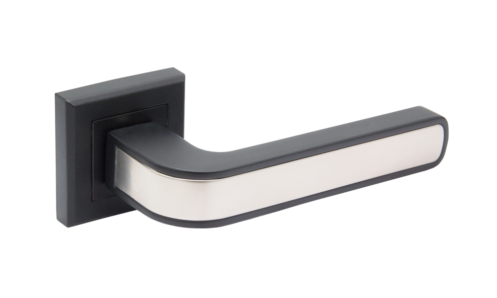 Ручка ADDEN BAU PIEZA Q360  BLACK/ MAT.NICKEL (цвет ЧЕРНЫЙ / МАТ.НИКЕЛЬ)