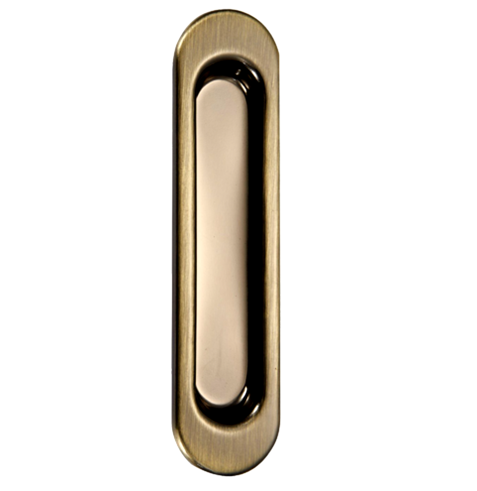 Ручка для раздвижной двери Арт. OL8 AB (бронза) комплект 2шт