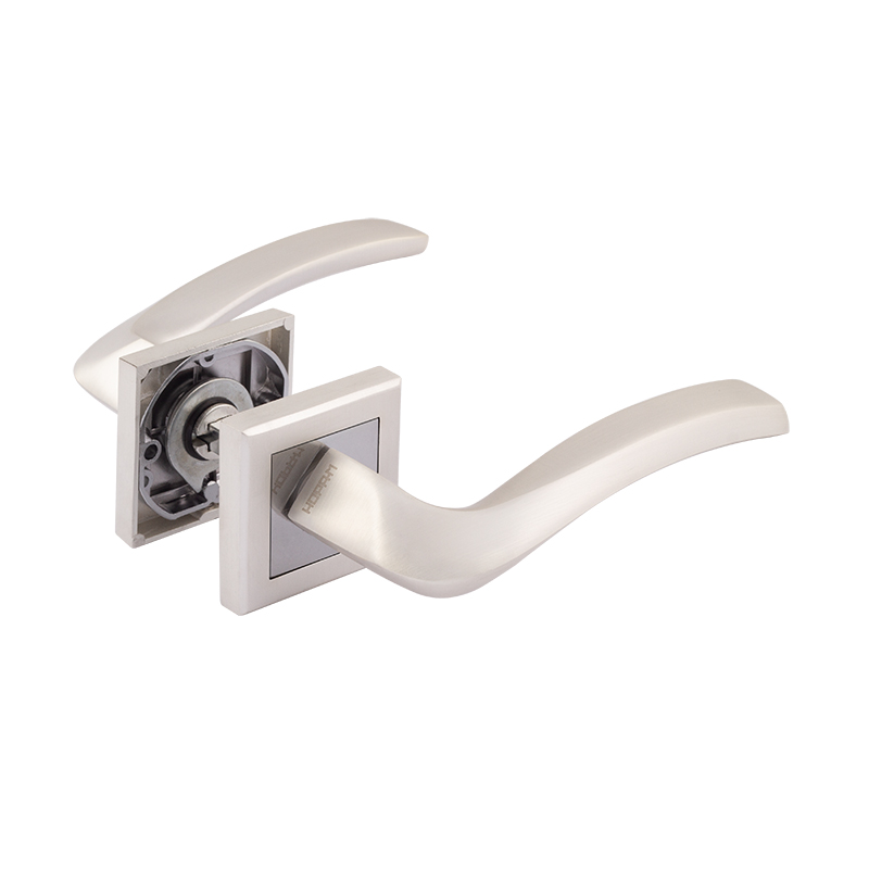 Ручка дверная 112К AL белый жемчуг НОРА-М