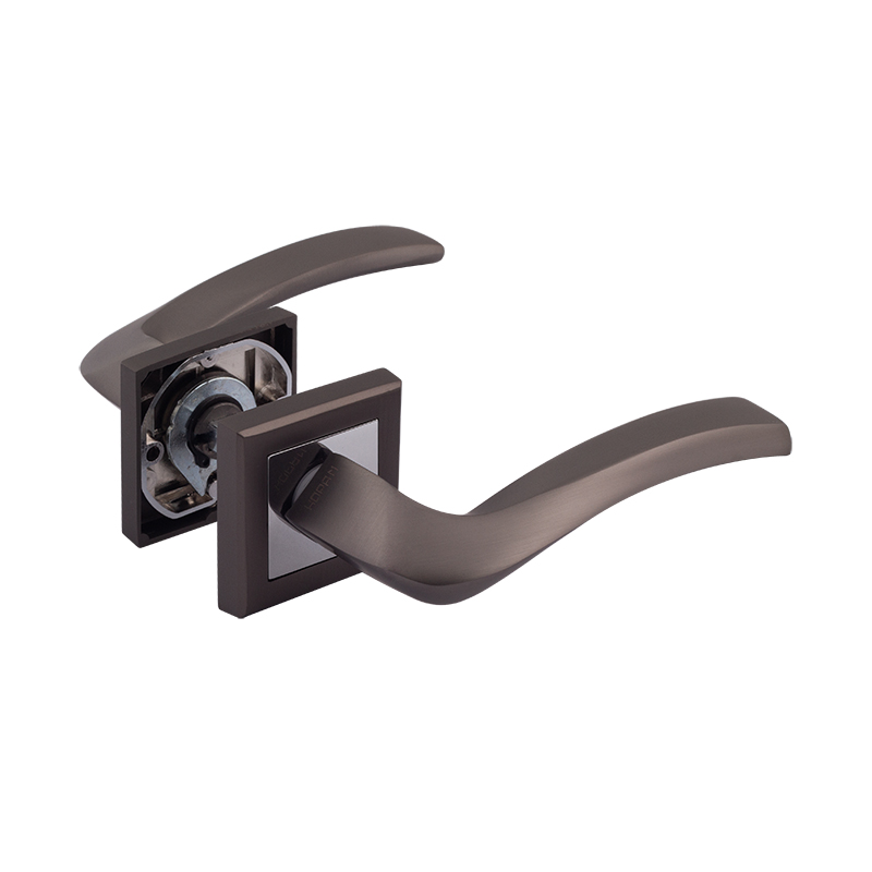 Ручка дверная 112К AL графит НОРА-М