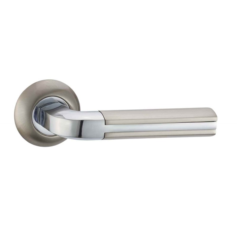 Ручка дверная "Vantage" V96D (мат. никель)(ЦАМ)																						