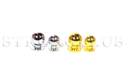 Ручка-кнопка мебельная KL-288m CP (хром)( d-20 мм)