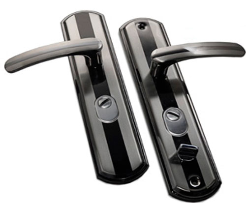 Ручка на китайскую дверь LEKSA Classic 8001 L (24) полоска																