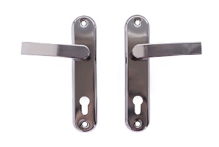 Ручка на планке 70094 РФ55(для замков ЗВ4-31/55)черный жемчуг