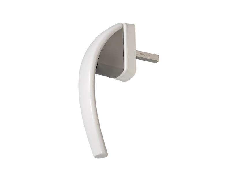 РУЧКА НА ПЛАСТИКОВЫЕ ОКНА "САТУРН" (АНАЛОГ ROTO SWING) (БЕЛАЯ) МЕТАЛЛ