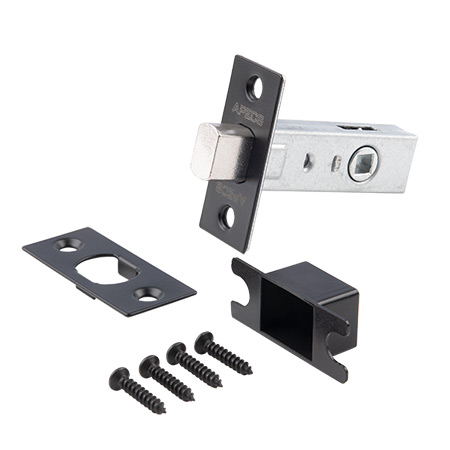 Задвижка дверная Apecs L-0126-BLM