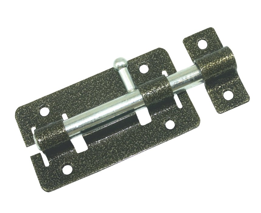 Задвижка дверная Кунгур ЗД-01 пол.бронза (20)