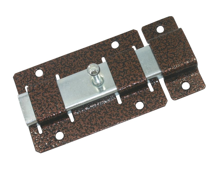 Задвижка дверная Кунгур ЗД-02 пол.бронза (20)