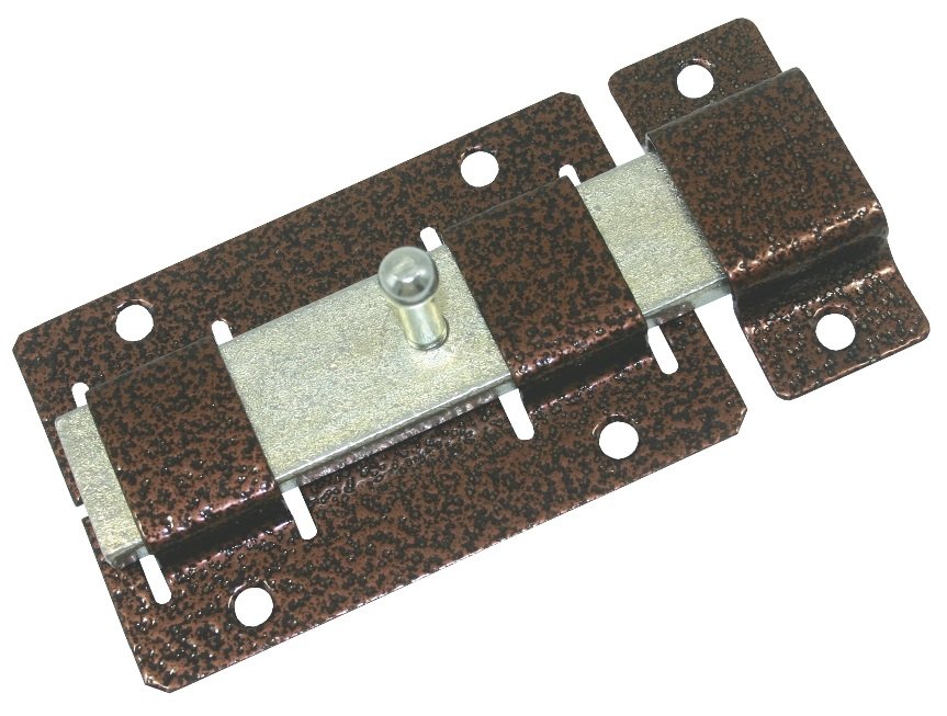 Задвижка дверная Кунгур ЗД-02 пол.медь (20)