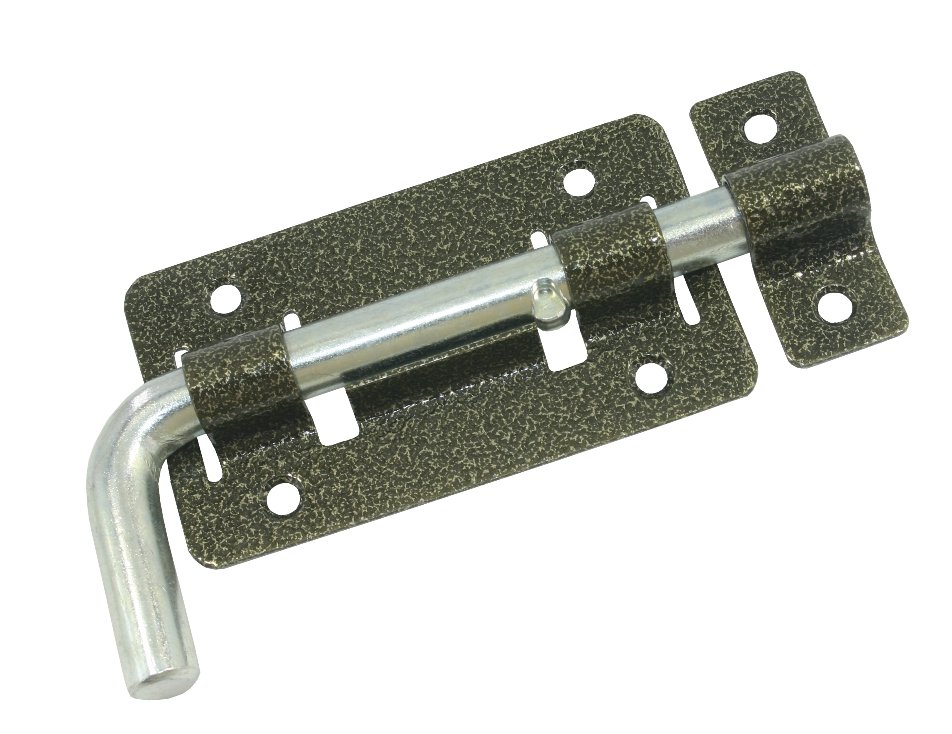 Задвижка дверная Кунгур ЗД-03 пол.бронза (20)