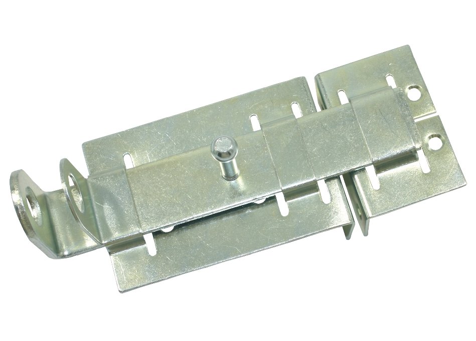 Задвижка дверная Кунгур ЗД-04 цинк (10)