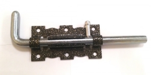 Задвижка дверная НОЭЗ ЗД-110-Гб-SL бр.металлик/цинк