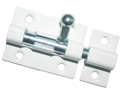 Задвижка накладная Кунгур ЗТ4 полимер белый (200)