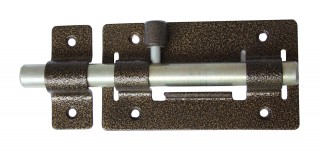 Задвижка СЕКРЕТ-КИРОВ ЗД-01 бронза круглый ригель (скин-упак.)