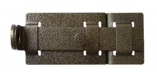 Задвижка СЕКРЕТ-КИРОВ ЗД-04 бронза проушины (скин-упак.)