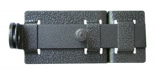 Задвижка СЕКРЕТ-КИРОВ ЗД-04 серебро проушины (скин-упак.)