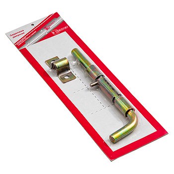 Задвижка СЕКРЕТ-КИРОВ ЗД-08 (120мм) гаражная под сварку круглый гнут.ригель 