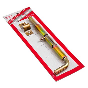 Задвижка СЕКРЕТ-КИРОВ ЗД-08 (180мм) гаражная под сварку круглый гнут.ригель 