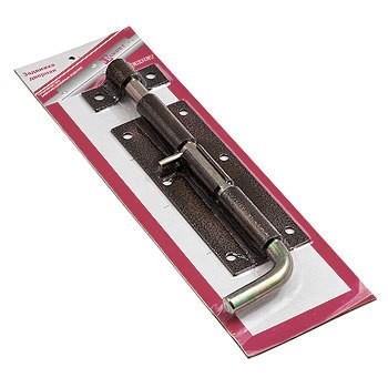 Задвижка СЕКРЕТ-КИРОВ ЗД-10 (180мм) серебро круглый гнут.ригель 