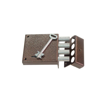 Замок накладной Гюрал-ЗН-4-1 (полим.покр.) прав