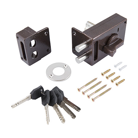 Замок накладной ОМЕГА ЗН1-М1 КМЗ (медь)