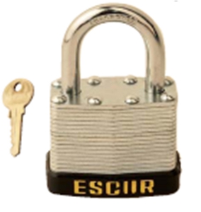 Замок навесной ESCUR PL BL 26-40 SPB