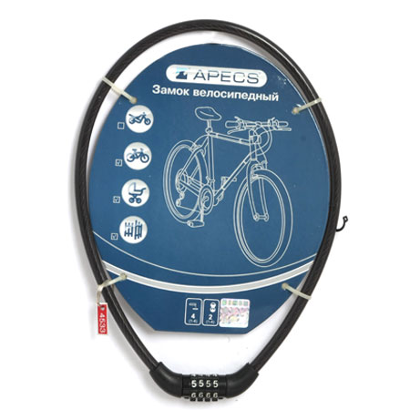 Замок велосипедный Apecs PD-82-65CM-CODE