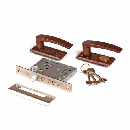 Замок врезной 74500-ЗВ9-8/13-СП-2НР-002Ш (медь)