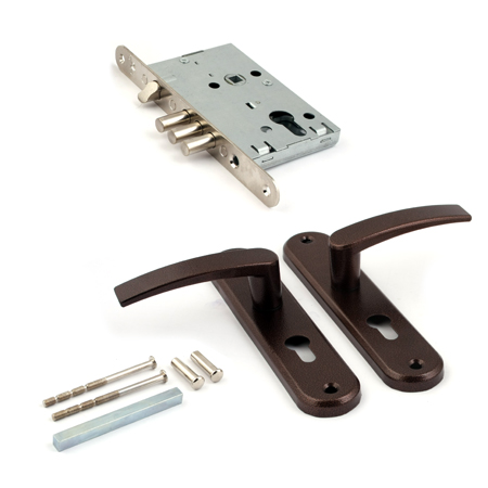 Замок врезной 78928 ЗВ4-31/55.СП5.РФ55-002.60(медь)