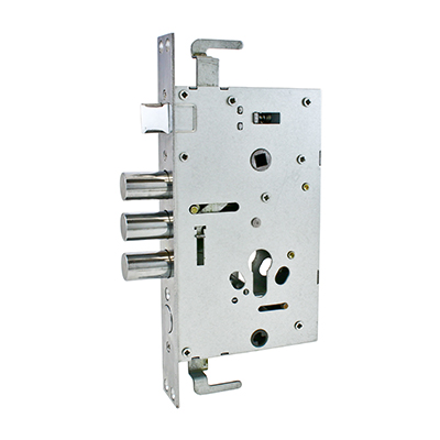 Замок врезной АЛЛЮР ЗВ1-08А-C AТМ-R правый автомат.без ц/мех.б/о для кит.металл.дверей б/руч 